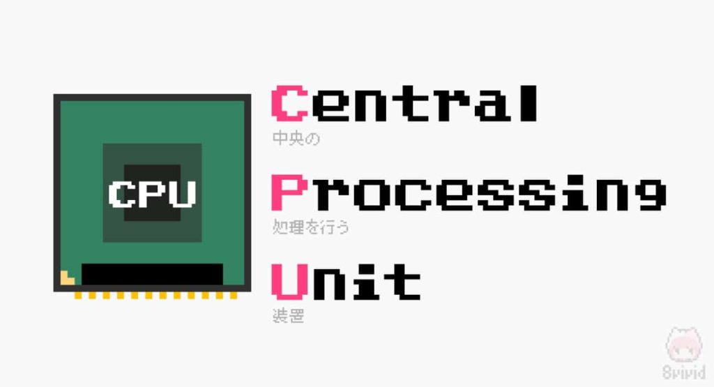 ★図解★CPUとは?—初心者向けに構造・仕組みを解剖してみるよ!|8vivid